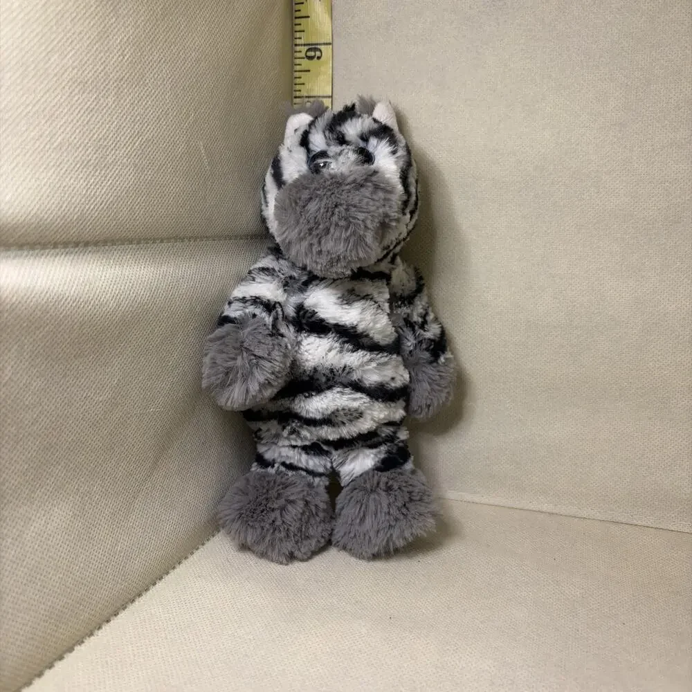 Ty Cuddlys (Attic Treasures) FLUFF Panda Bear & ZAHARI zebra 8